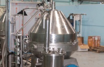 Модернизированая бактофуга для концентрирования суспензии биомассы
